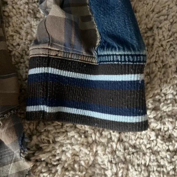 We The Free Denim and plaid snap shirt - Picture 4 of 8